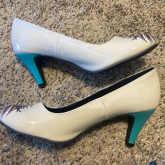 TUK Peacock Anti Pop Heels Sz 10 - Picture 4 of 11